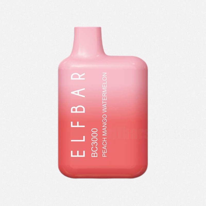 ELF BAR BC3000 Disposable 3000 Bocanadas Peach Mango Watermelon Elfbar Mexico Mejora Tu